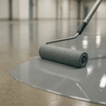 Single-coat epoxy floors