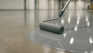 Single-coat epoxy floors
